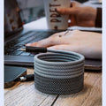 Magnetische USB-C Kabel - Kabelrommel Vrij Flexibel - Nylon