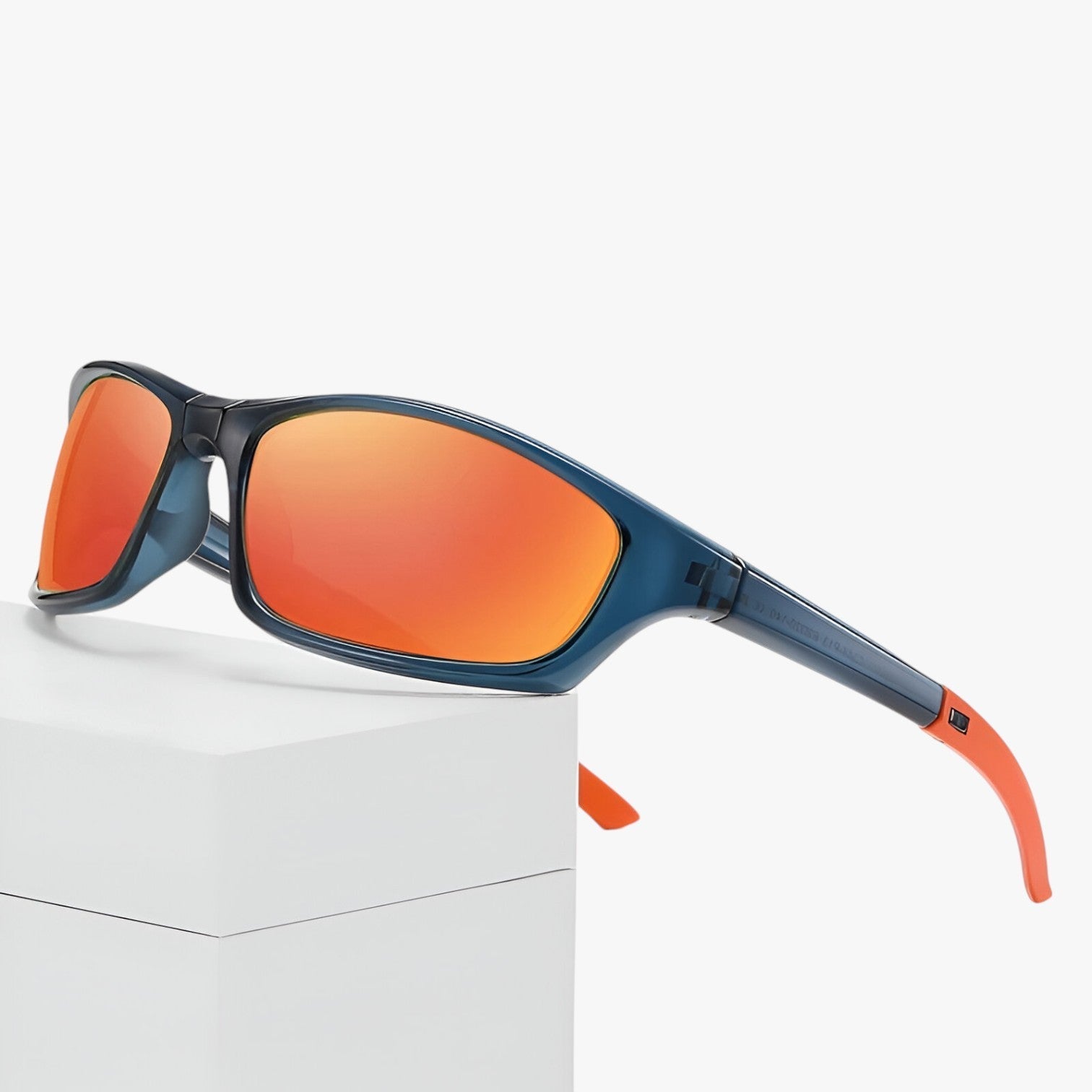 Sport Sunglasses : Opvouwbare Sportbrillen - Lichtgewicht en Anti-reflecterend - Grijs Diepblauw in van Pantino