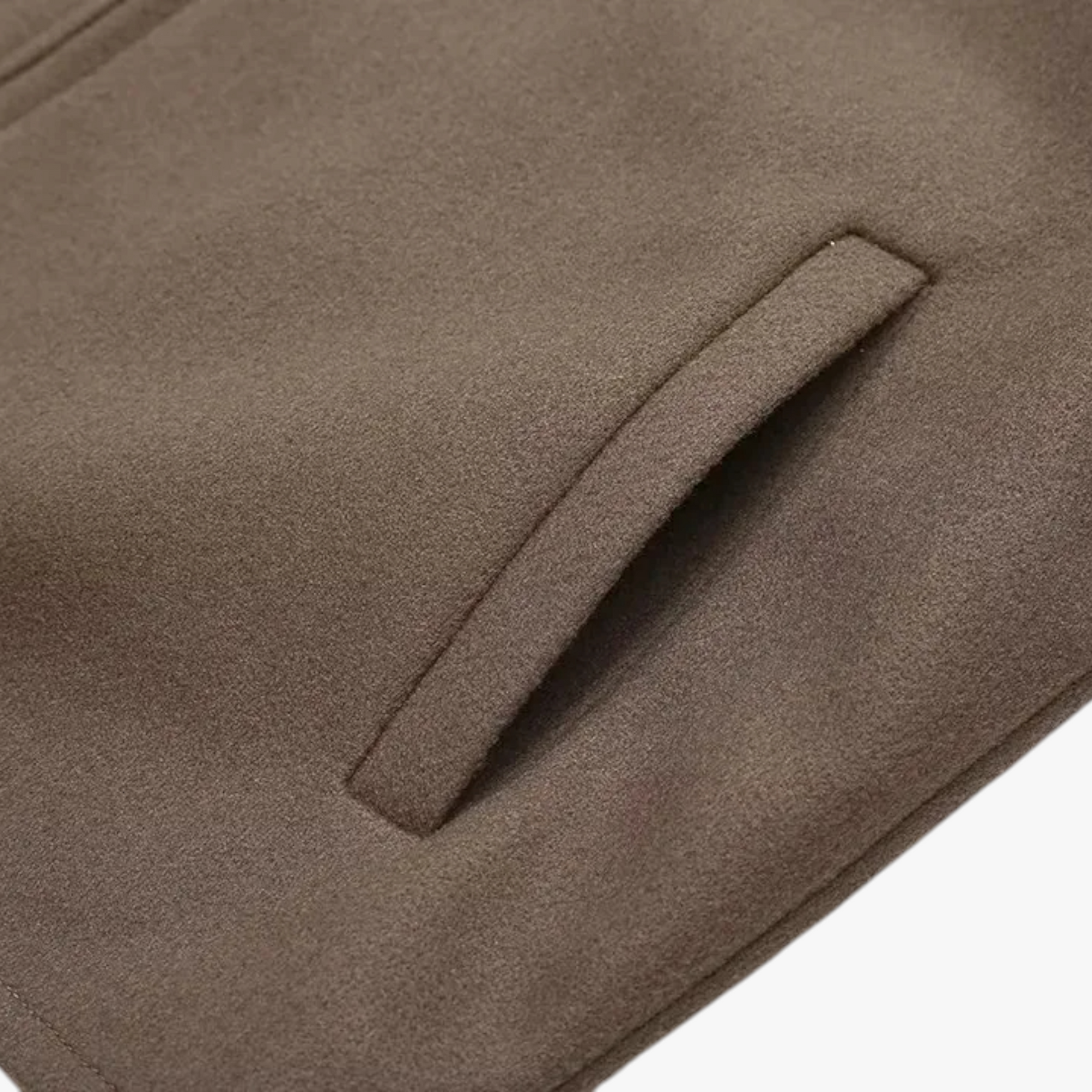 Damesjassen & -jacks : Winterjas Dames Donkerbruin - Vintage Wollen voor Koude Maanden in van Pantino