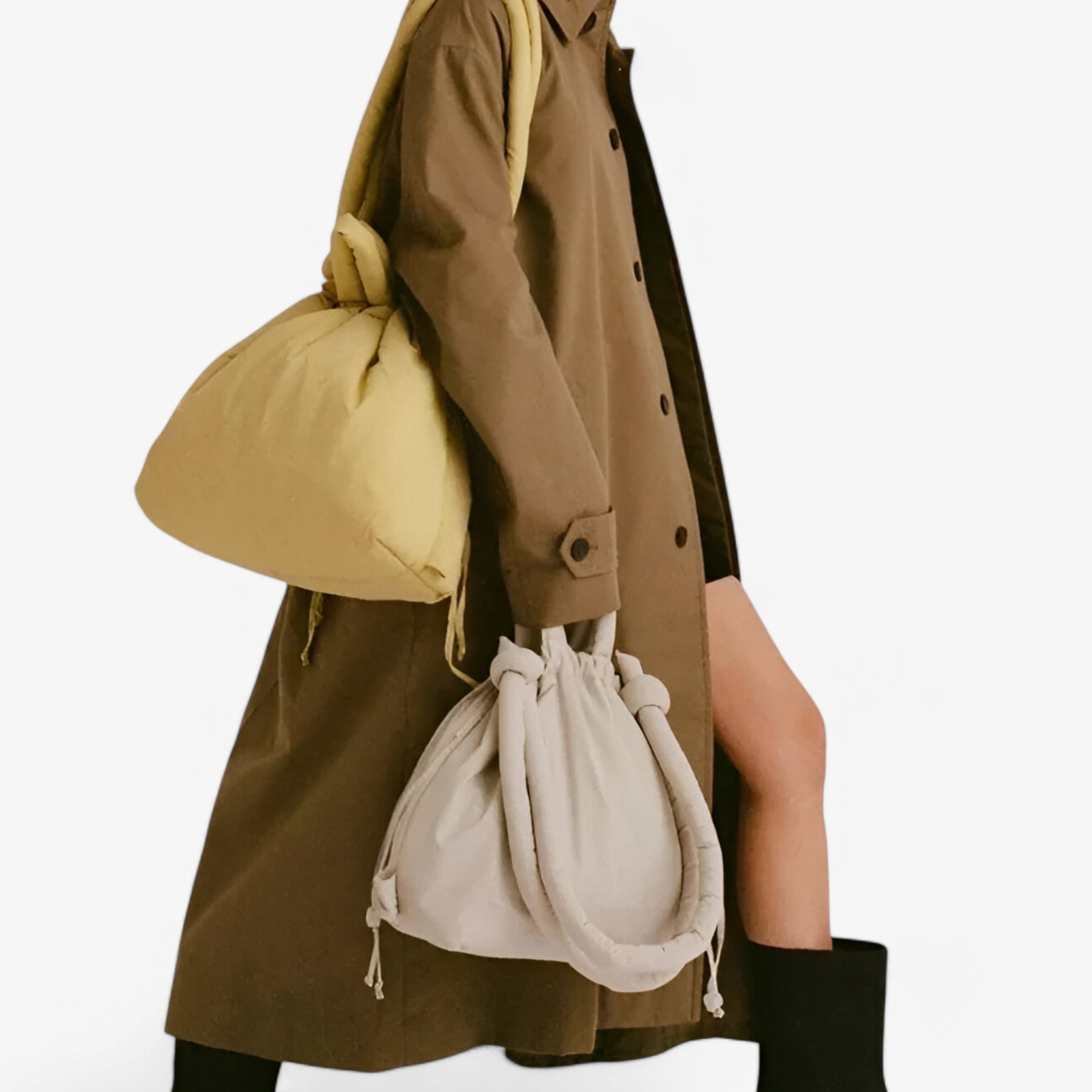 bags : Handtas Roze Puffer - Trendy Dames Schoudertas van Nylon in van Pantino