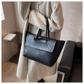 bags : Tote Bag Khaki - The Modern Muse Leer in van Pantino