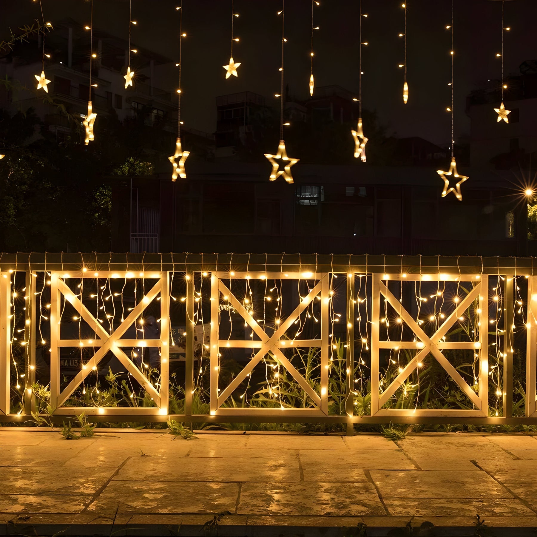 home & garden : Lana 138 LED Sterrenslinger - Verlicht Uw Feestelijkheden met Elegantie in van Pantino