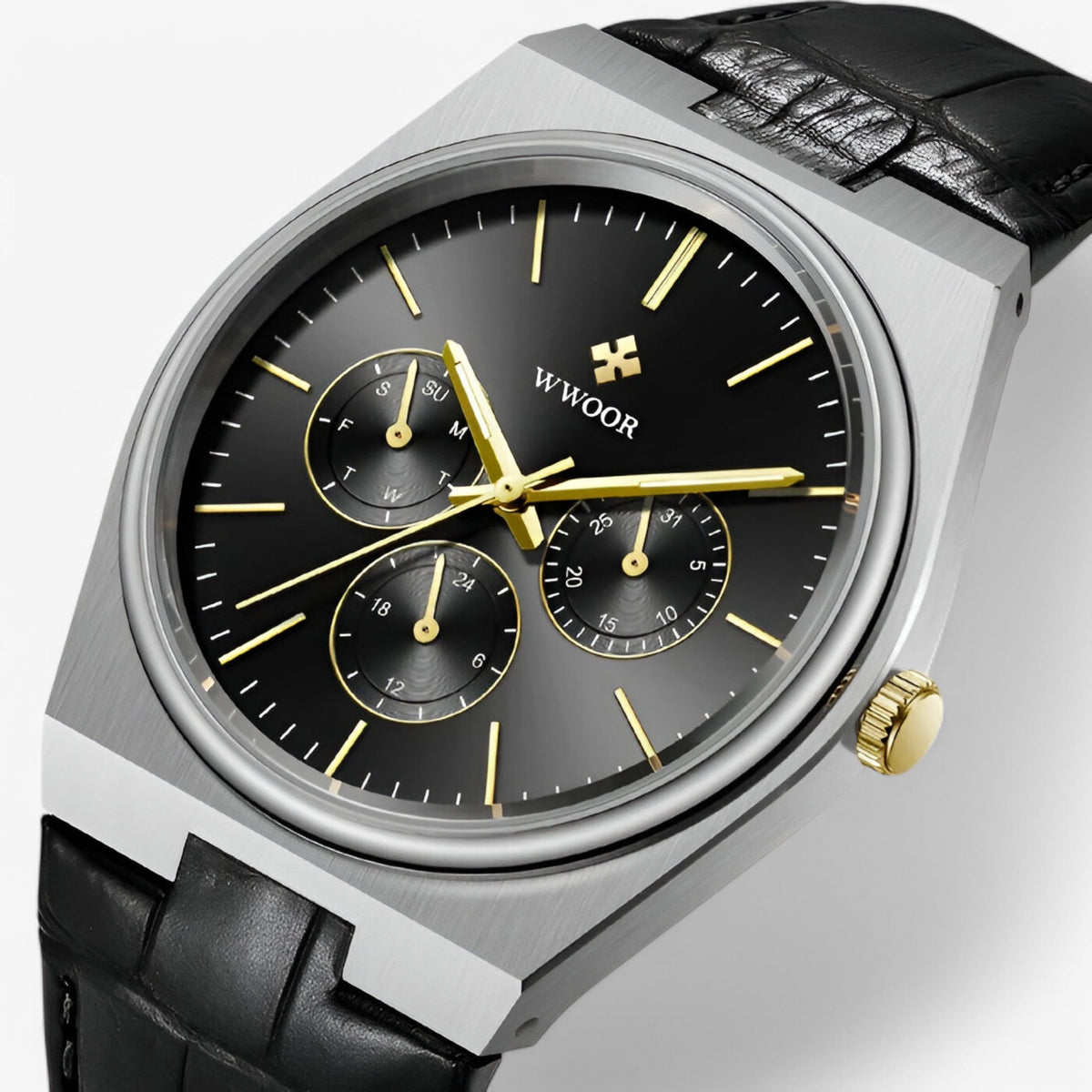 watches : Quartz Horloge van Staal met Saffierglas Heren - Zilver Blauw in van Pantino