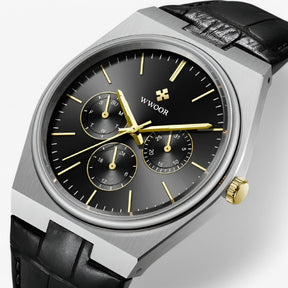 watches : Quartz Horloge van Staal met Saffierglas Heren - Zilver Blauw in van Pantino