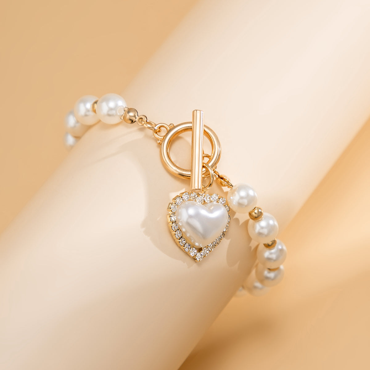 Bracelet : Parel Armband Dames Metaal in van Pantino