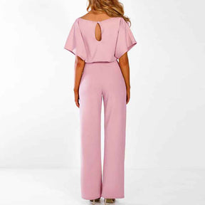 dresses : Combinaison Femme Fluide Élégante Ceinturée Large Parfaite in van Pantino
