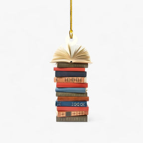 home & garden : Pendentief Boeken in Plat 2D Acryl - Creatieve Kerstdecoratie voor Huis en Raam in Stijl 11 van Pantino