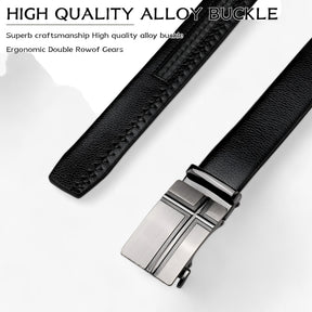 Men's Belt : Riem Heren Zwart - Veelzijdige PU-Leren in van Pantino