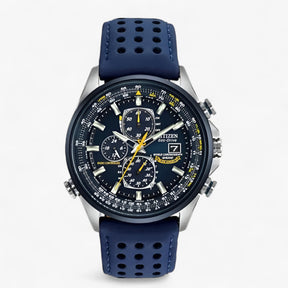 Watches : Heren Chronograaf Horloge MultiSteel 42mm, Zilverkleurig Staal met Elegante Blauwe Wijzerplaat in van Pantino