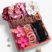 Hair Accessory Set : Modieuze Roze Haaraccessoire Set in 3 van Pantino