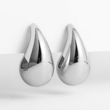 Earrings : Luxe Drop Oorbellen Dames Goud - Elegante Bengelhanger - Goudkleurig in Zilver van Pantino