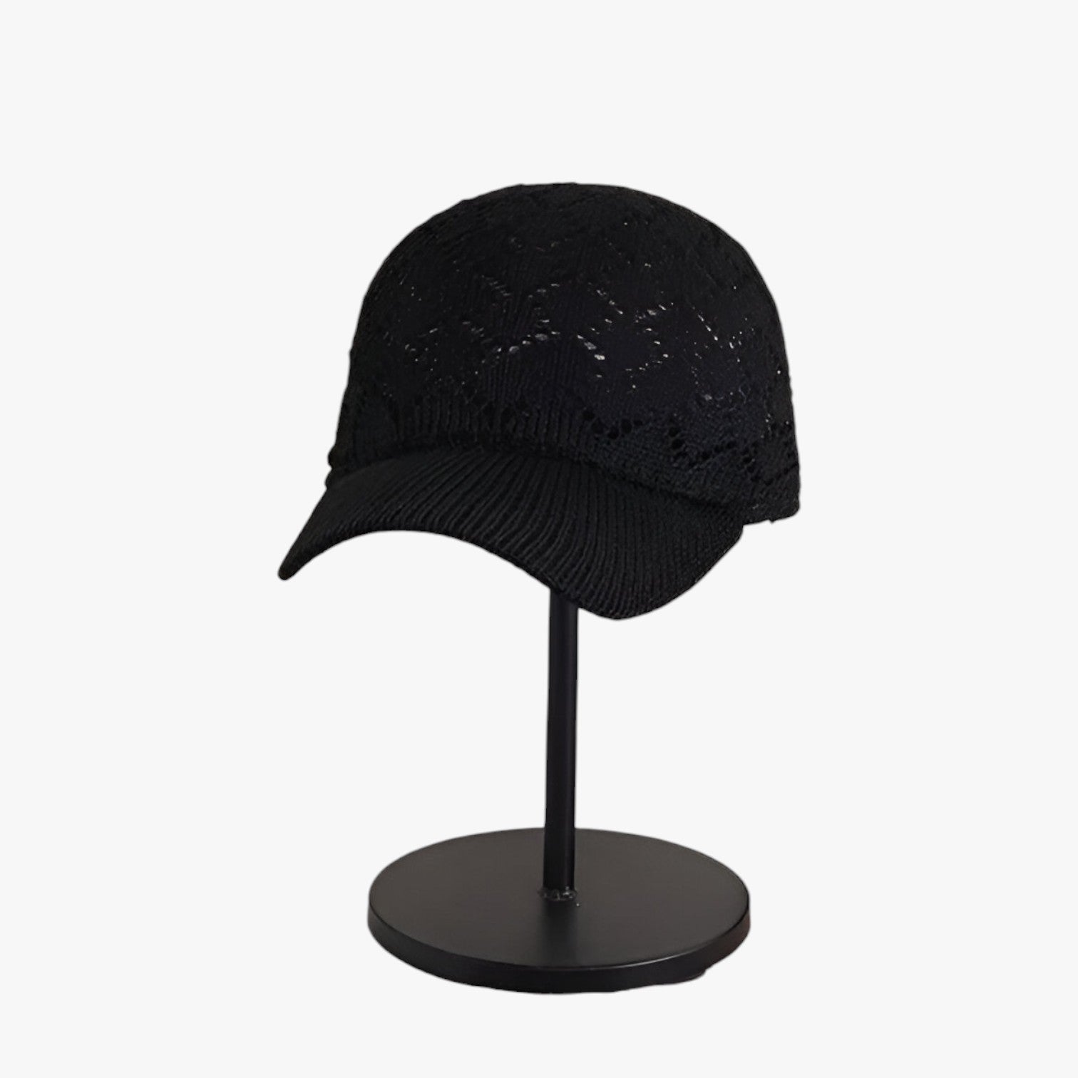 Sun Hat : Zomerhoed die Ademt voor Dames - Licht, Elegant en Verstelbaar - Beige in zwart van Pantino