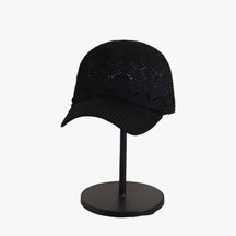 Sun Hat : Zomerhoed die Ademt voor Dames - Licht, Elegant en Verstelbaar - Beige in zwart van Pantino