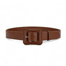Belt : Riem Bruin - Brede Leren - De Onveranderlijke Charme van de Tijd in Koffie 100cm van Pantino