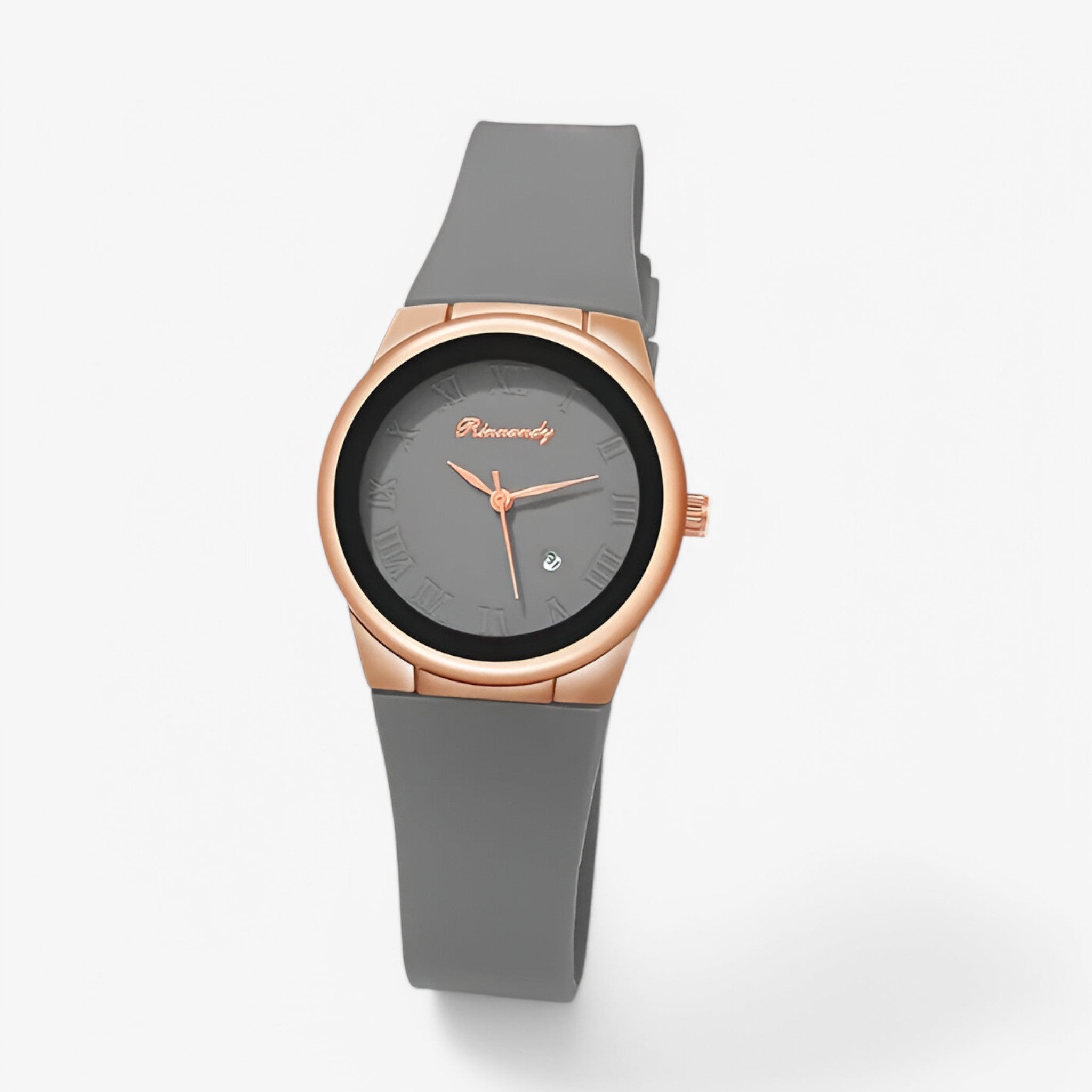 outdoor equipment : Sporthorloge Wit met Siliconen Band - Analoog Kwartsuurwerk voor Heren & Dames in Grijs van Pantino
