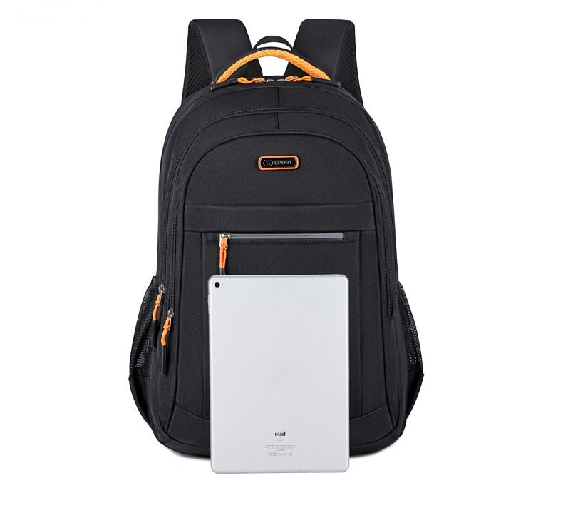 bags : Rugzak Heren Zwart-a - UrbanHike - Moderne Oxford Waterdichte in van Pantino