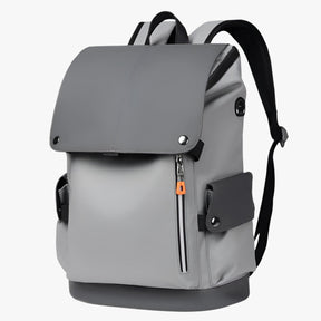 bags : Rugzak Donkergrijs - Stijlvolle Waterdichte Laptop met USB Opladen in van Pantino