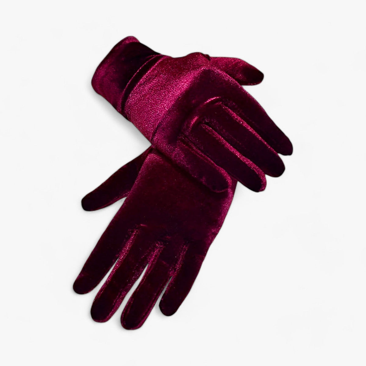 Winter Gloves : Handschoenen Bordeaux - Winterhandschoenen van Fluweel - Zachte en Comfortabele Bescherming voor Alle Vingers in Bordeaux Één maat van Pantino
