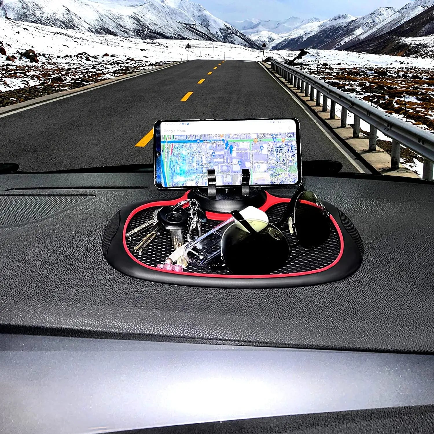 Car Dashboard Mat : DriveFlex - Multifunctionele Antislipmat 3-in-1 in van Pantino