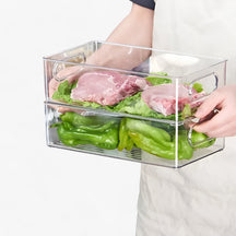 home & garden : FreshKeeper - Transparante Koelkast Organizer in Wit van Pantino
