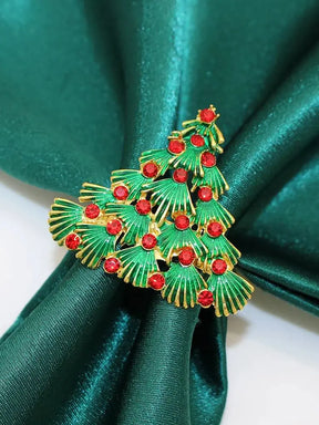 home & garden : 6 Kerstservettenringen met Dennenappels - Perfect in O van Pantino