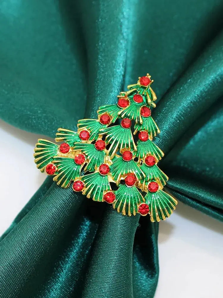 home & garden : 6 Kerstservettenringen met Dennenappels - Perfect in O van Pantino