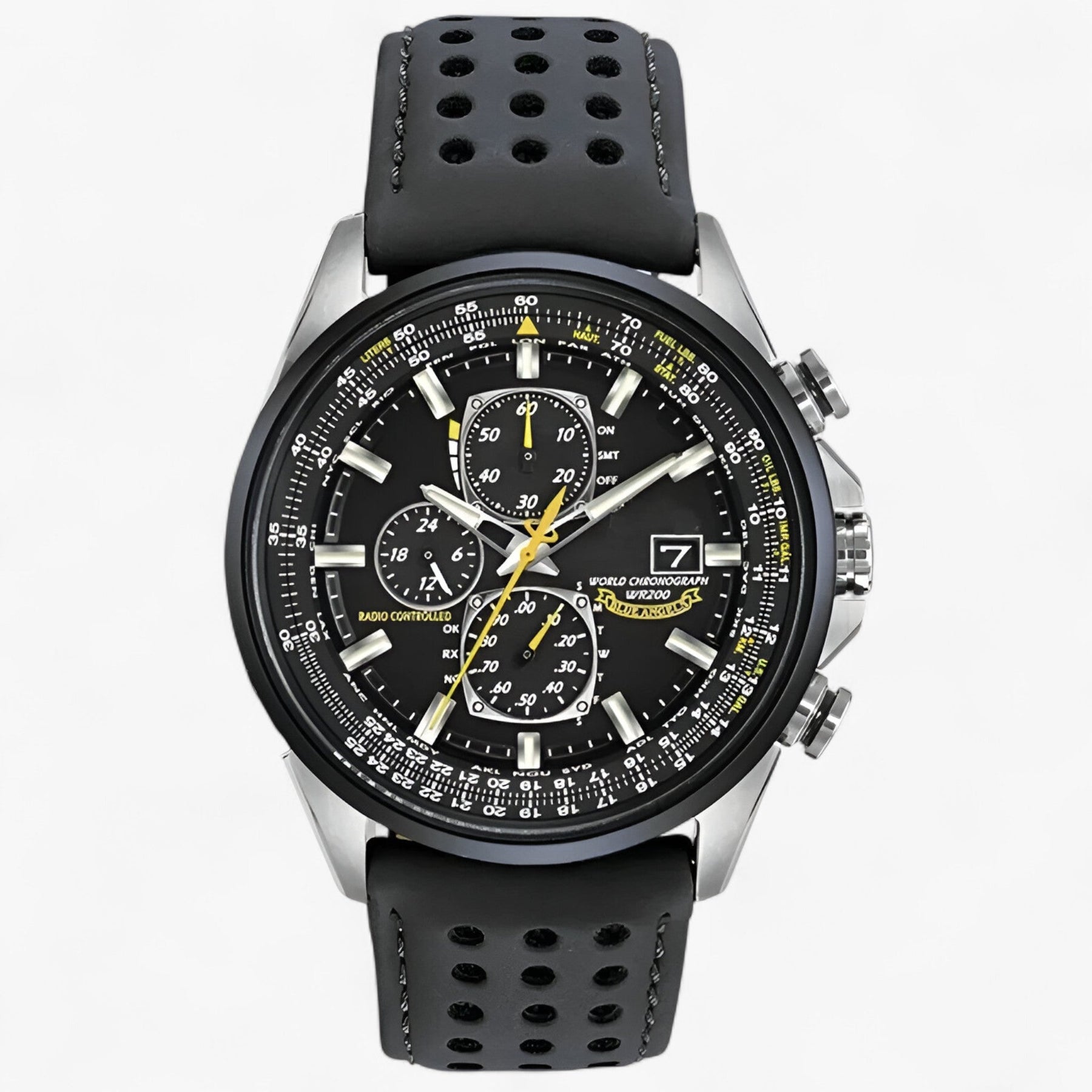 Watches : Heren Chronograaf Horloge MultiSteel 42mm, Zilverkleurig Staal met Elegante Blauwe Wijzerplaat in van Pantino