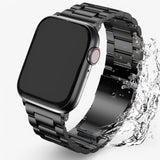 Bracelet noir - Acier élégant pour Apple Watch