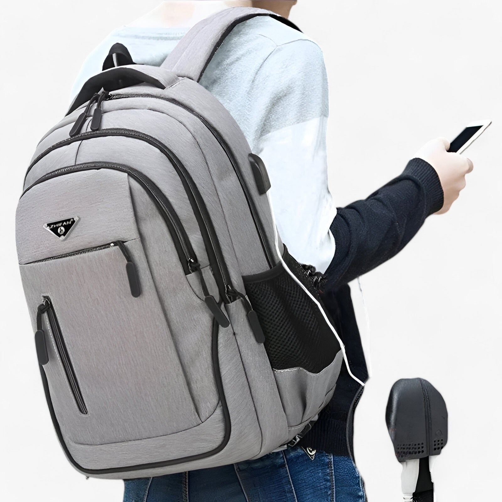bags : Rugzak Heren Rood - Ruime Laptoprugzak voor Studenten in van Pantino