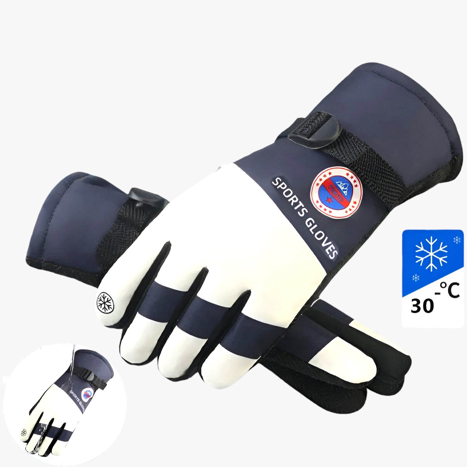 Winter Gloves : Handschoenen Wit - Warme Winterhandschoenen - Waterdicht en Antislip in van Pantino