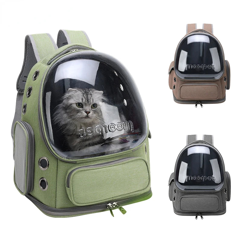 pets : Transparante Ademende Kattendraagtas voor Reis in van Pantino