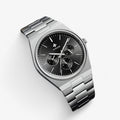 Orologio in Acciaio con Vetro Zaffiro - Bianco Argento con Scatola