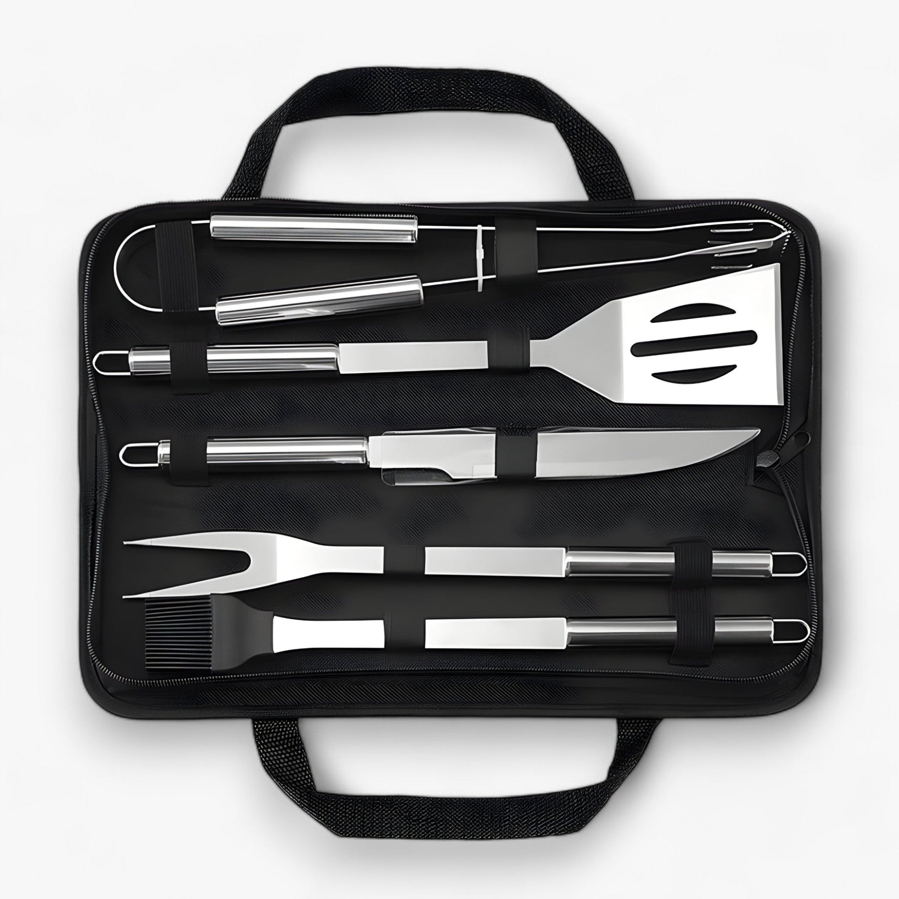 outdoor equipment : BBQ Gereedschapsset Roestvrij Staal in van Pantino