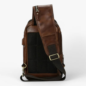 bags : Modern en Functioneel Heren Leder - Bruin in van Pantino