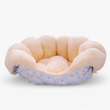 pets : Warm en Gezellig Winterkattenbed - Roze in Blauw van Pantino