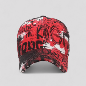 Baseball Cap : Pet Heren Zwart - Stijlvolle Graffiti Snapback - En Comfortabel Baseball in van Pantino