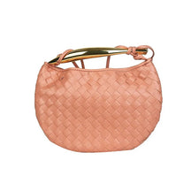 bags : Geweven Schoudertas Dames Goud - Handgemaakt Bohemian in Roze van Pantino