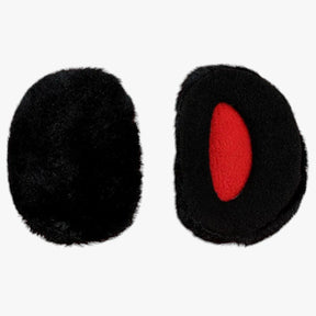 Ear Muffs : Fleece Oorbeschermers Zonder Band - Ultieme Winterwarmte - Zwart-Klein in Zwart-Groot van Pantino