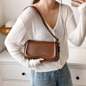 bags : Stadsschoudertas Dames - Minimalistisch Stedelijk Design - PU-Leer in van Pantino