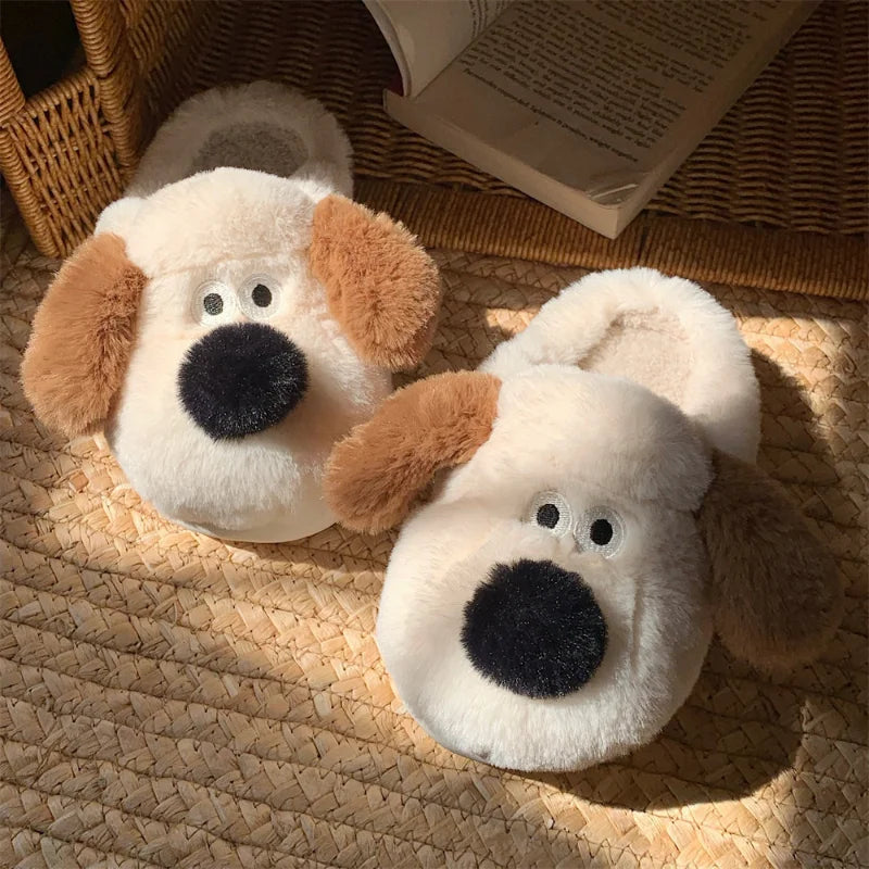 other : HappySlides - Fluffy Editie Fleece - Wit in van Pantino