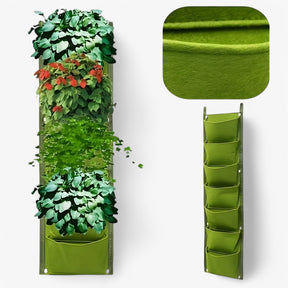 home & garden : Groei Zak - 7 Compartimenten voor Gezonde Groei - Zwart 7-pocket in van Pantino