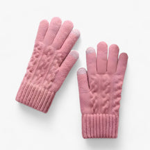 Gloves : Handschoenen Dames Huid Rood - Thermische Dameshandschoenen - Touch Screen Compatibel in Huid Rood van Pantino