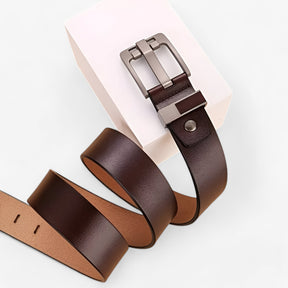 Men's Business Belt : Riem Zwart - Klassieke Leren Business in van Pantino