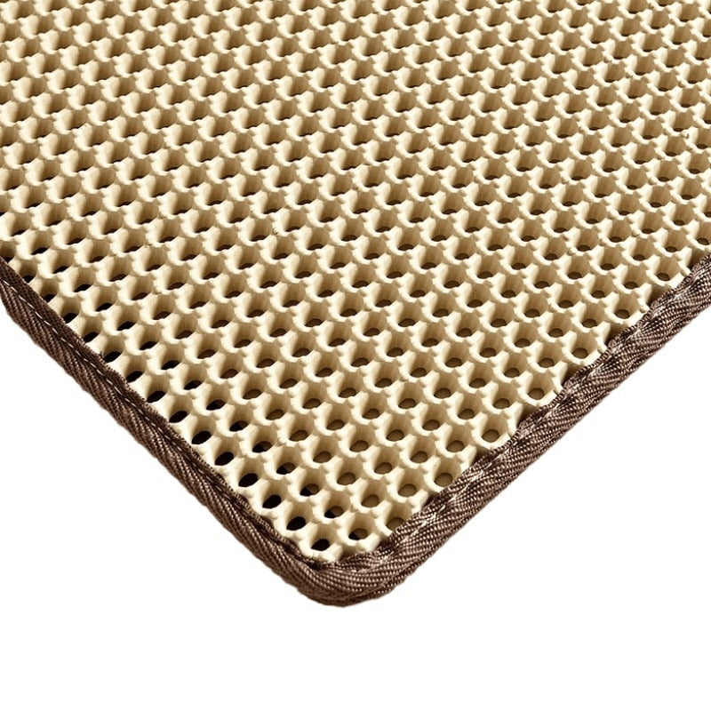 pets : NonSlipPurrfect - Houd Je Vloer Schoon en Droog met Deze Handige Kattenbakmat - Zwart in van Pantino