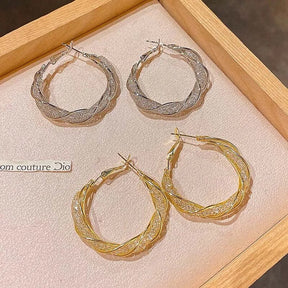 Earrings : Oorbellen Goud - Jewelance Twist - Fashion Twist in van Pantino
