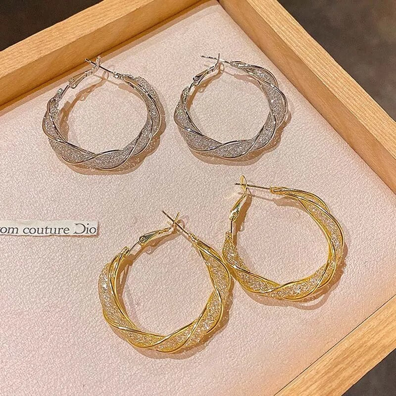Earrings : Oorbellen Goud - Jewelance Twist - Fashion Twist in van Pantino