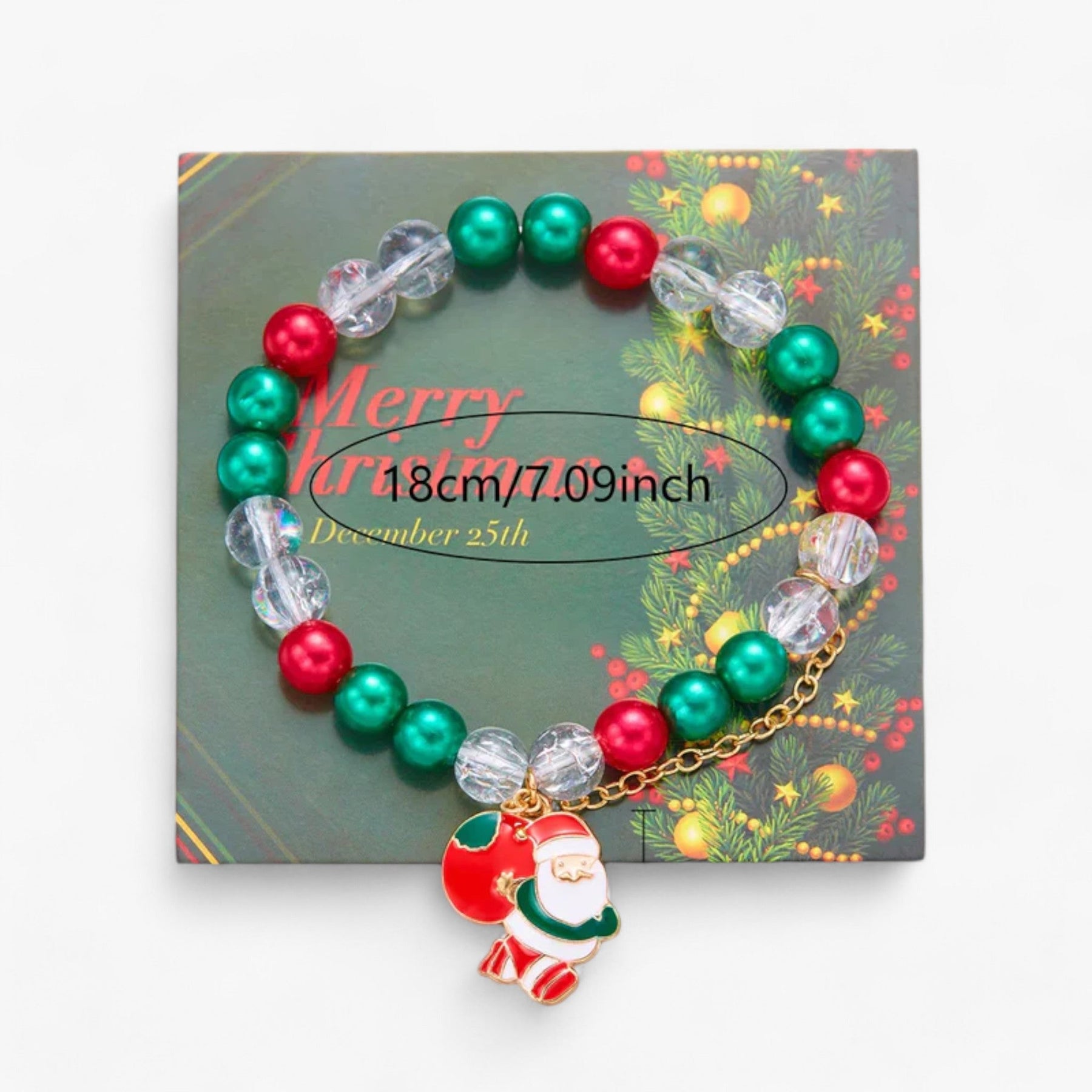 Bracelet : Armband Dames Groen - Feestelijke Sieraden - Armbanden van Rode en Harsparels in 9 van Pantino