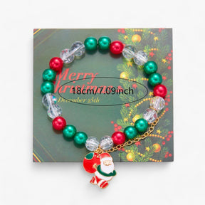 Bracelet : Armband Dames Groen - Feestelijke Sieraden - Armbanden van Rode en Harsparels in 9 van Pantino