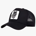 Ademend Zomerkap voor de Wolf Heren - Zwart met Wit Label