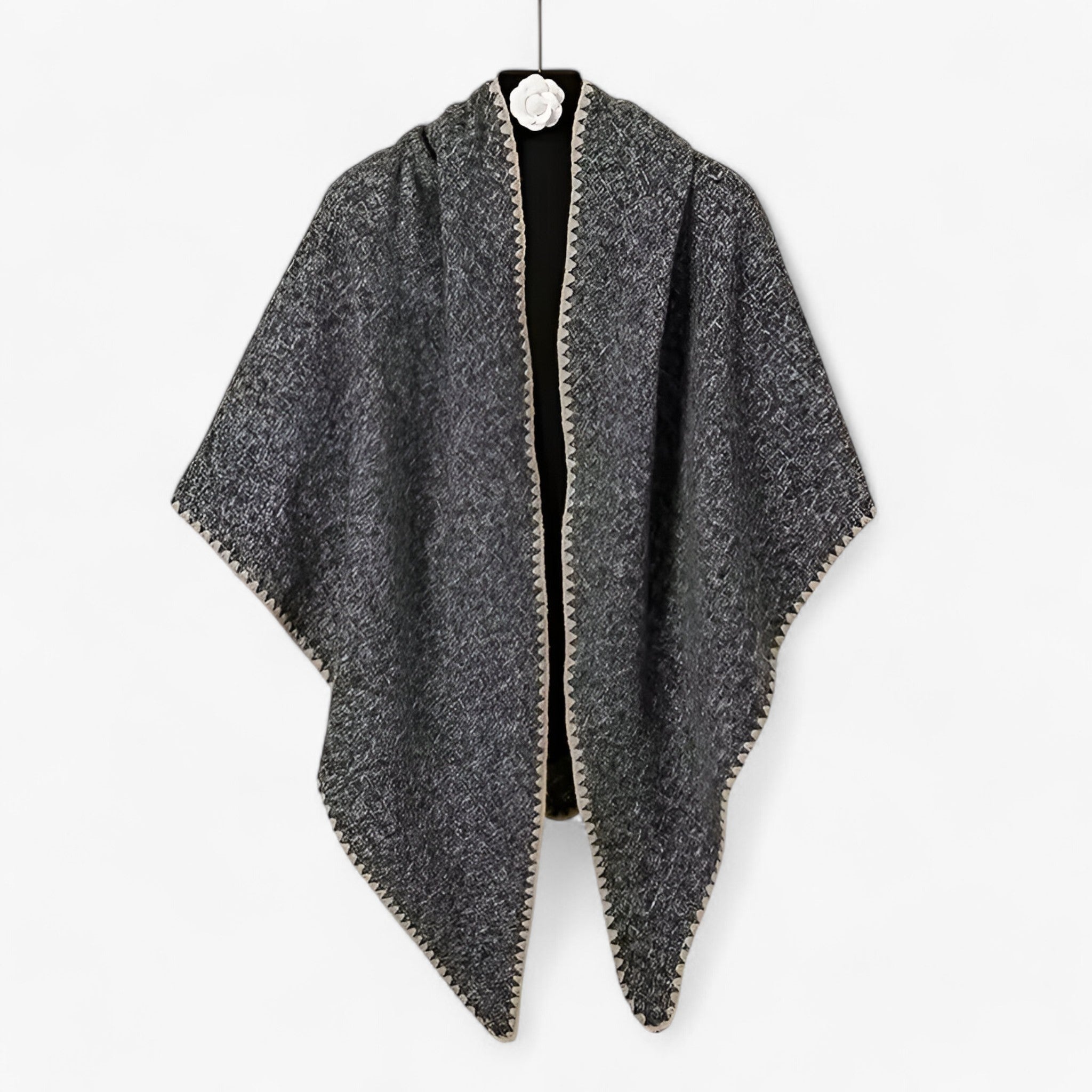 Pashmina Scarf : Effen Pashmina Driehoek - Stijlvolle Warmte voor Elke Gelegenheid in YR248-01 van Pantino